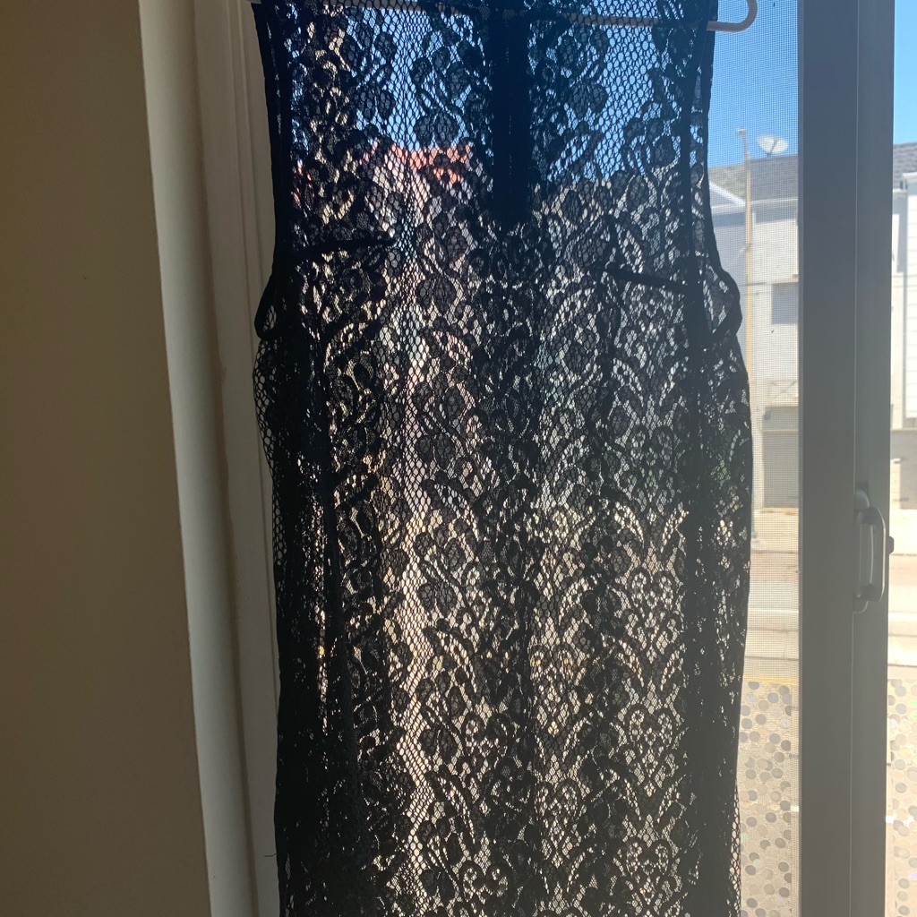 Torrid Sexy Black Lace See-Through Tunic O